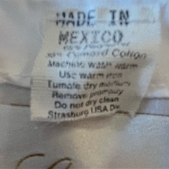 Vintage Strasburg by Sheree Aust Girl’s Dress White Floral Embroidery Sz 6-12 Mo - Picture 8 of 11